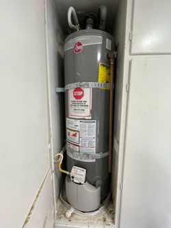 Water heaters 30, 40 & 50 gallons
