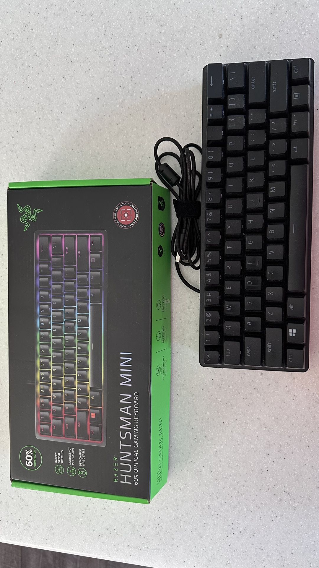 Razor Huntsman Mini Keyboard (Rgb) Like new