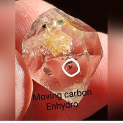 Rare Moving Hydrocarbon Inclusion Crystal 32.60ctw Stunning