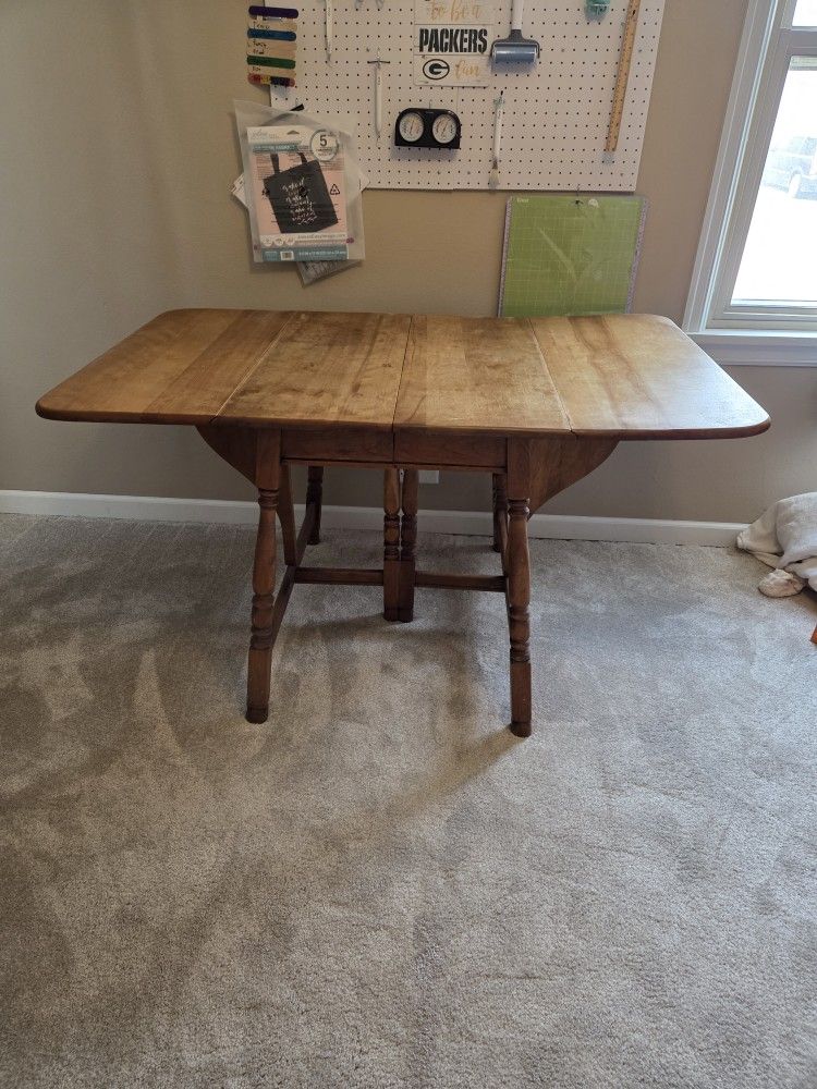 Heavy Drop Leaf Table