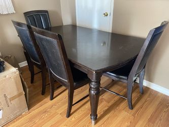 Dining Table With 5 Chairs With Extension 