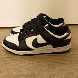 Nike Dunk Low Retro White Black Panda Sneakers Shoes Men’s Size 9.5 