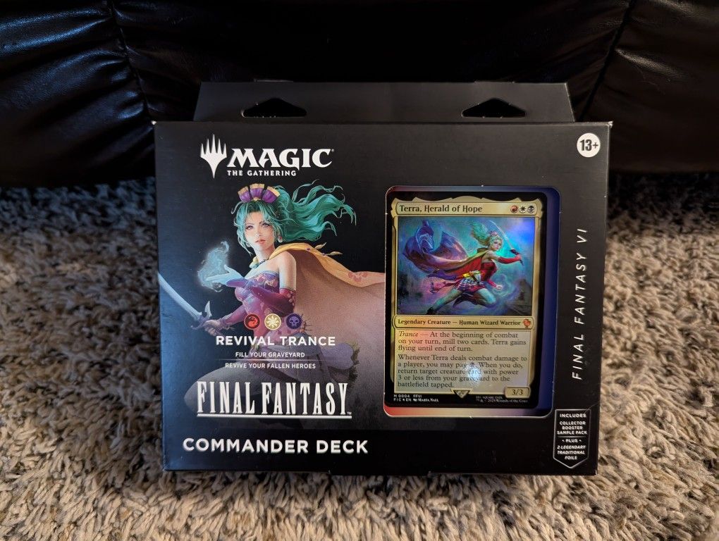 Magic The Gathering Final Fantasy VI Commander Deck Revival Trance