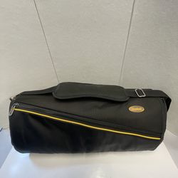 SkyRoll Roll-Up Luggage 23" Black Garment Bag Wrinkle-Free Travel w/Carry Strap