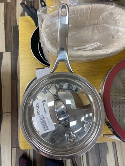 Stainless Steel Saucepan with Glass Lid