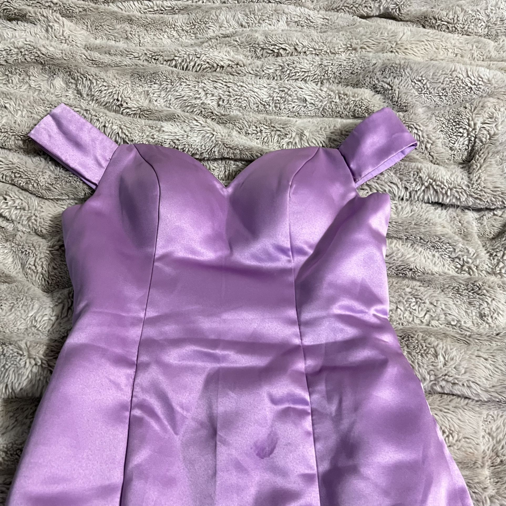 Levander Satin Prom Dress