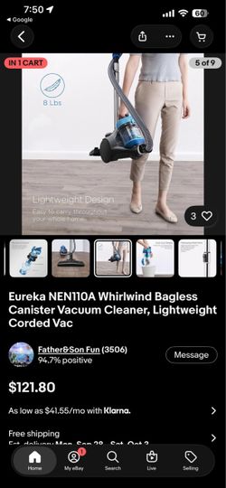 Eureka vacuum - great condition