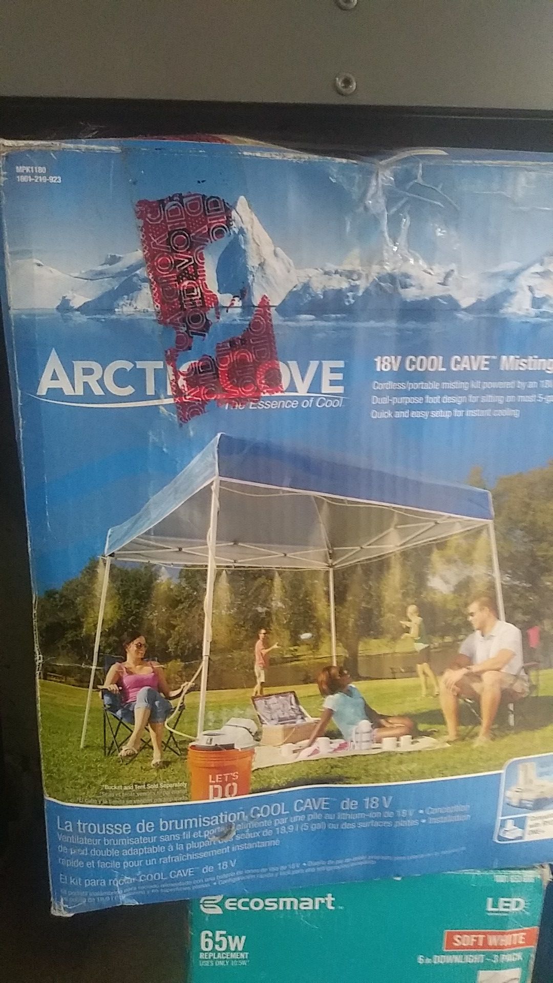 ARCTIC COVE. 18V COOL CAVE MISTING KIT