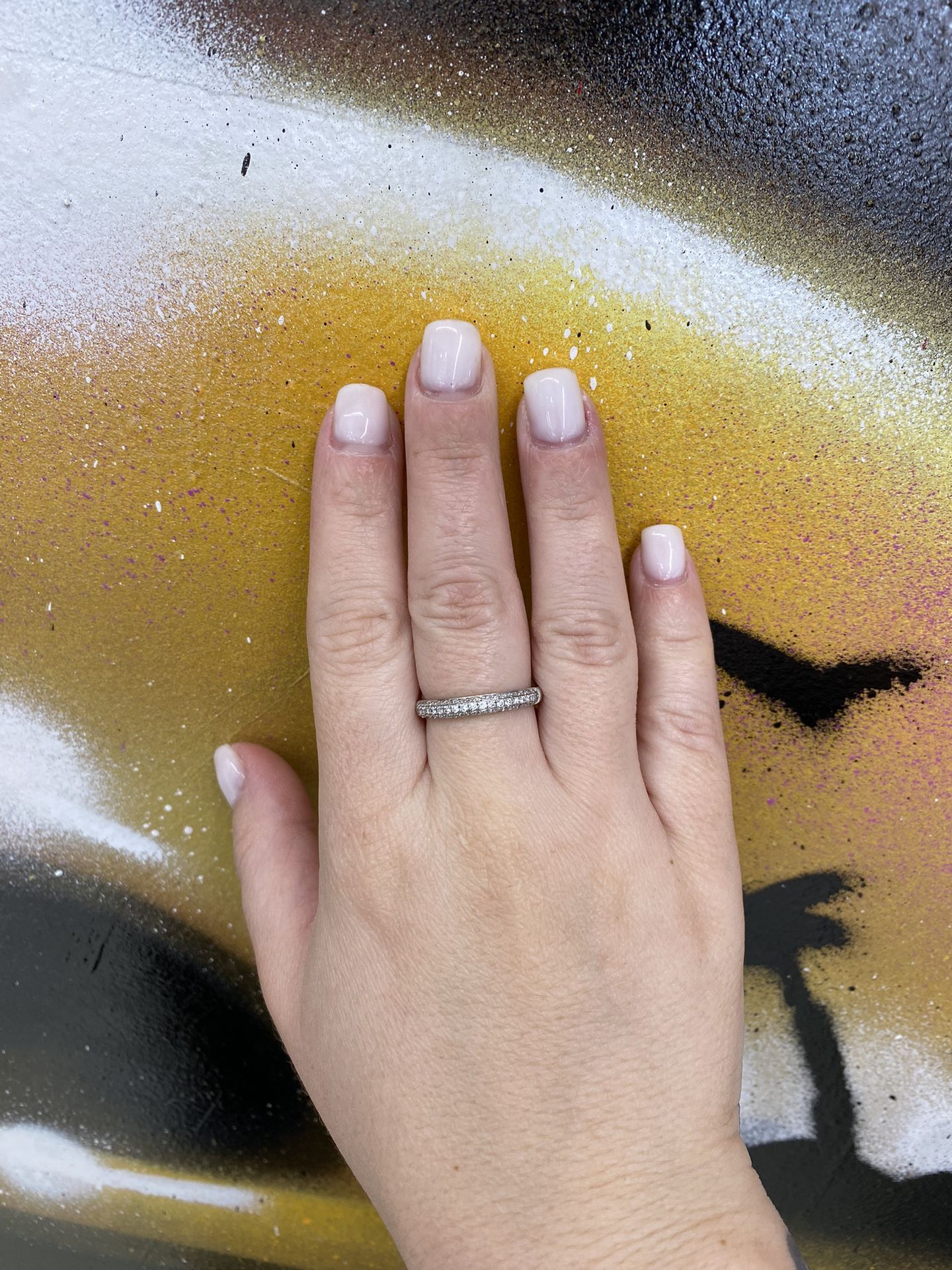14k NATURAL DIAMOND RING