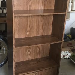 Sauder 3-Shelf, 2-Door Cabinet Bookcase. Current Retail Price $200+ Accepting Best Offer