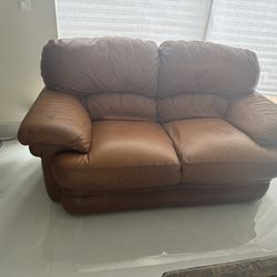 Loveseat Leather Sofa
