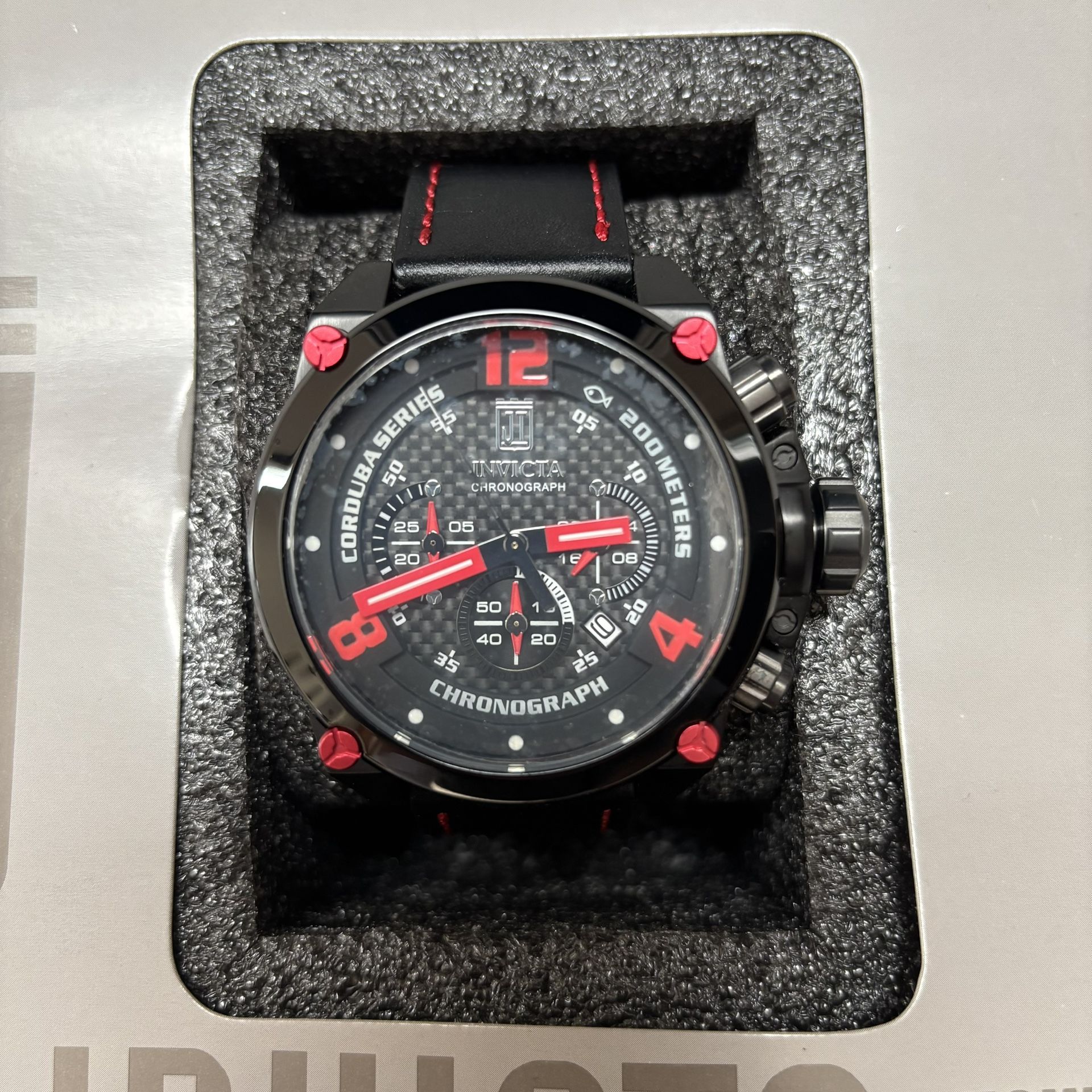 Invicta Corduba Series Chronograph – 200M – Carbon-Fiber Style Dial