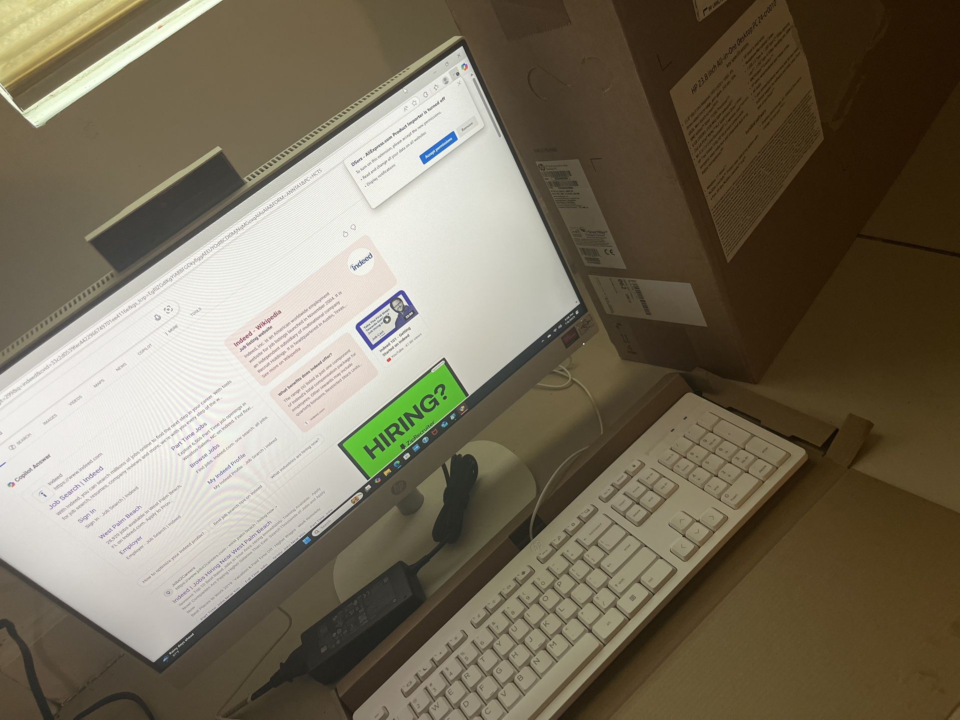 HP ALL in 1 Desktop PC