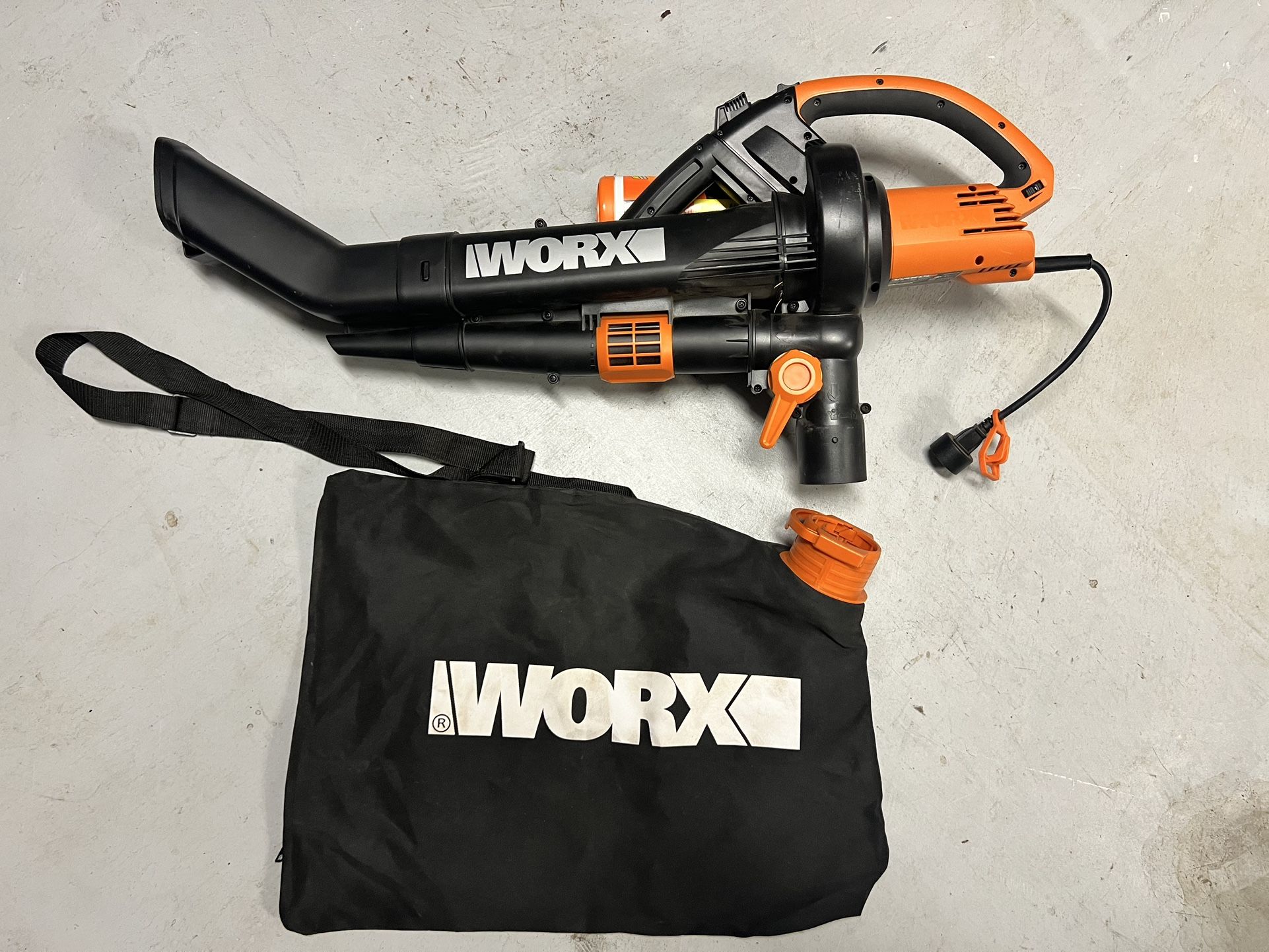 WORX 3-in-1 Electric Leaf Blower/Mulcher/Vacuum