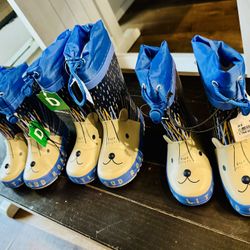 3 Toddler Rain Boots, Brand New