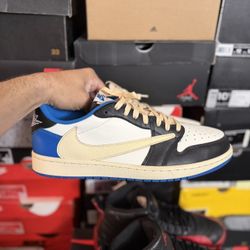 Jordan 1 Low Travis Scott Fragment size 12 USED But Clean
