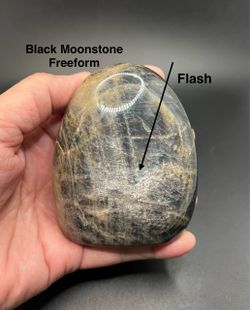 Black Moonstone Stone from Madagascar 378g