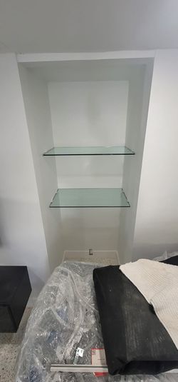 Glass Shelves For just $120 Each 