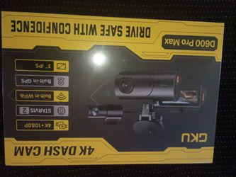 GKU D600 Pro Max 4K Dash Cam