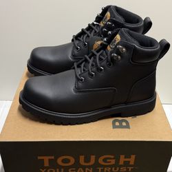 Men Soft Toe Work Boots Size # 8, 8 1/2, 13 - Brand New