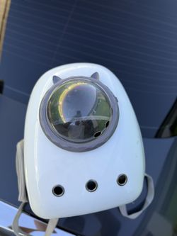 Travel Cat Bag Transparent Cat Bag Breathable Portable Space Capsule Pet Bag Shoulder Out Backpack Cat Backpack Pet Supplies Cat Bag