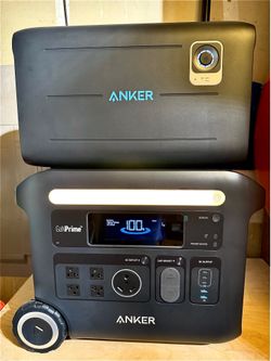 Anker SOLIX F2600 + BP2600 Expansion Battery - 5120Wh | 2400W