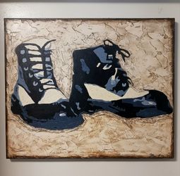 ORIGINAL Painting on Stretched Canvas (24"x 20") Acrylic by Artist Alix Brett