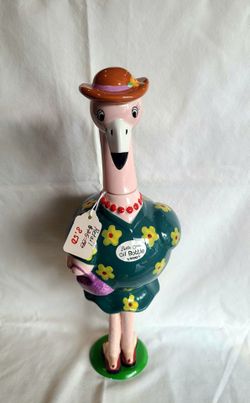 Quirky Fun Giant Flamingo Oil Bottle. 14"! Never Been Used. 
Please message me if interested. 
P/U YUCAIPA. No Shipping Available