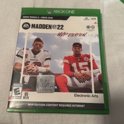 Xbox One And Serious  X Madden 22