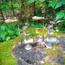 Pair of Antique Universal Meat grinders No 1 (Rare find!) food chopper 1897