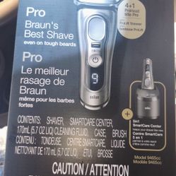 Braun Series 9 Pro Electric Razor /W Smart Cleaning Center