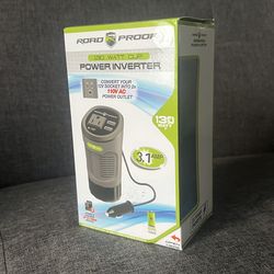 Road Proof 120 Watt Cup Inverter with 2 USB Charging Ports