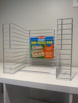 Melissa & Doug Deluxe Wire Puzzle Rack