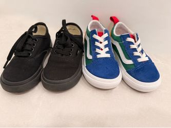 Vans Kids Shoes Lot of 2 – Size 6 & 6.5 Excellent Condition