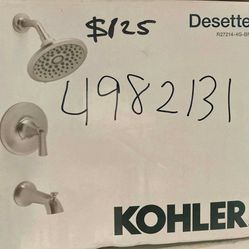 Kohler Tub And Shower Faucet Set