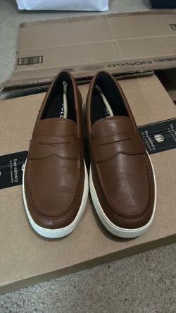 Cole Haan Tan Penny Loafers