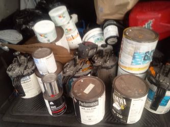 Mixed Lot of Auto Paint Cans