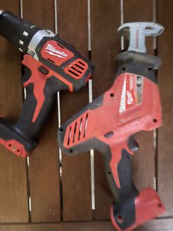 Milwaukee Saul and multi speed drill