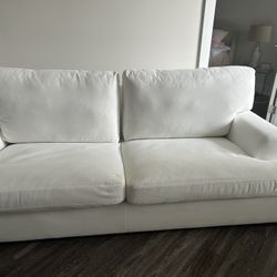 White sofa For Sale! Like New! 