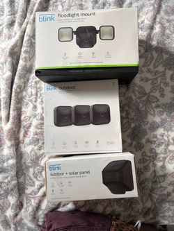 Blink Outdoor Camera Bundle with Floodlight and Solar Panel