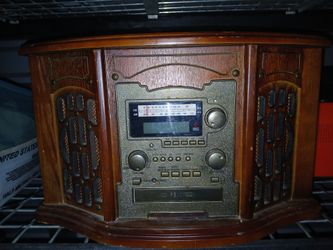 Antique Style Mini Junk Box Fm Stereo ,cassette ,record Player $40
