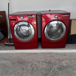 LG WASHER( Electric ) AND DRYER (GAS POWER) 