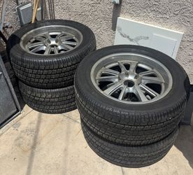 20” Chrome Wheels – P285/50R20 + Set of 4 Goodyear Eagle GT II Tires