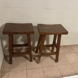 Solid Wooden Stools