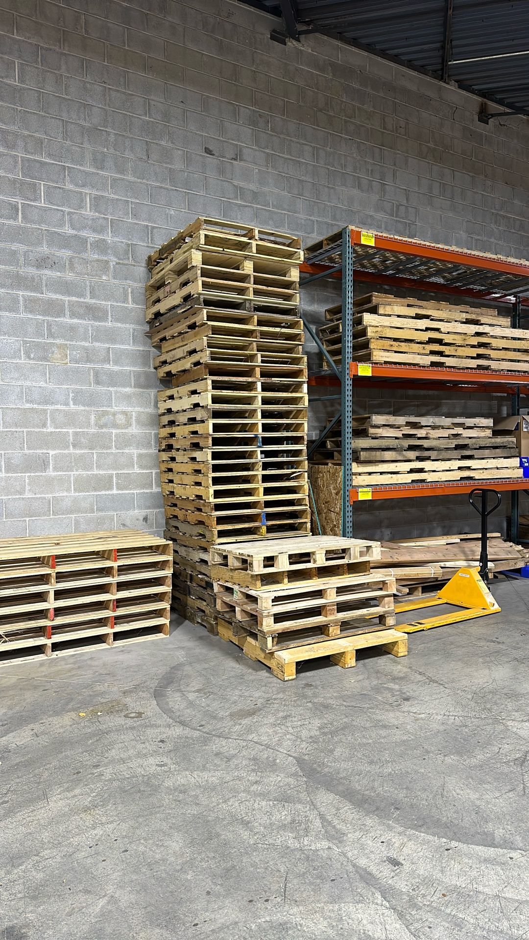 Pallets, Wood And Plastic
