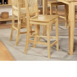 Table And Buffet Set Oak Wood 