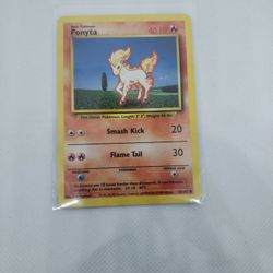 Ponyta Pokémon Base Set Card 60/102 NM