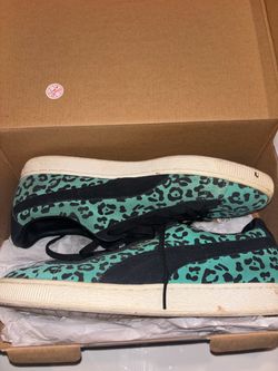 Puma Suede ANML Teal Size 11