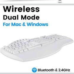 Perixx Periboard-612 Wireless Ergonomic USB Split Keyboard