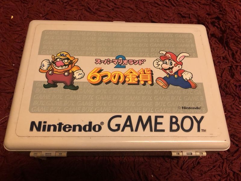 Original Japanese Nintendo Gameboy Carrying Case with Pez Figures